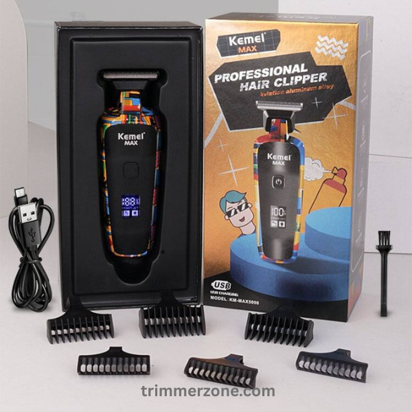 Kemei KM-MAX 5090 Professional Hair and Beard Trimmer - Image 4