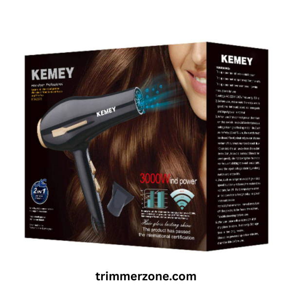 Kemey KM-2378 Professional Hair Dryer 3000W - Image 3